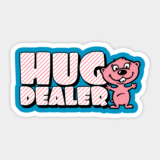 Hug dealer Sticker by CheesyB